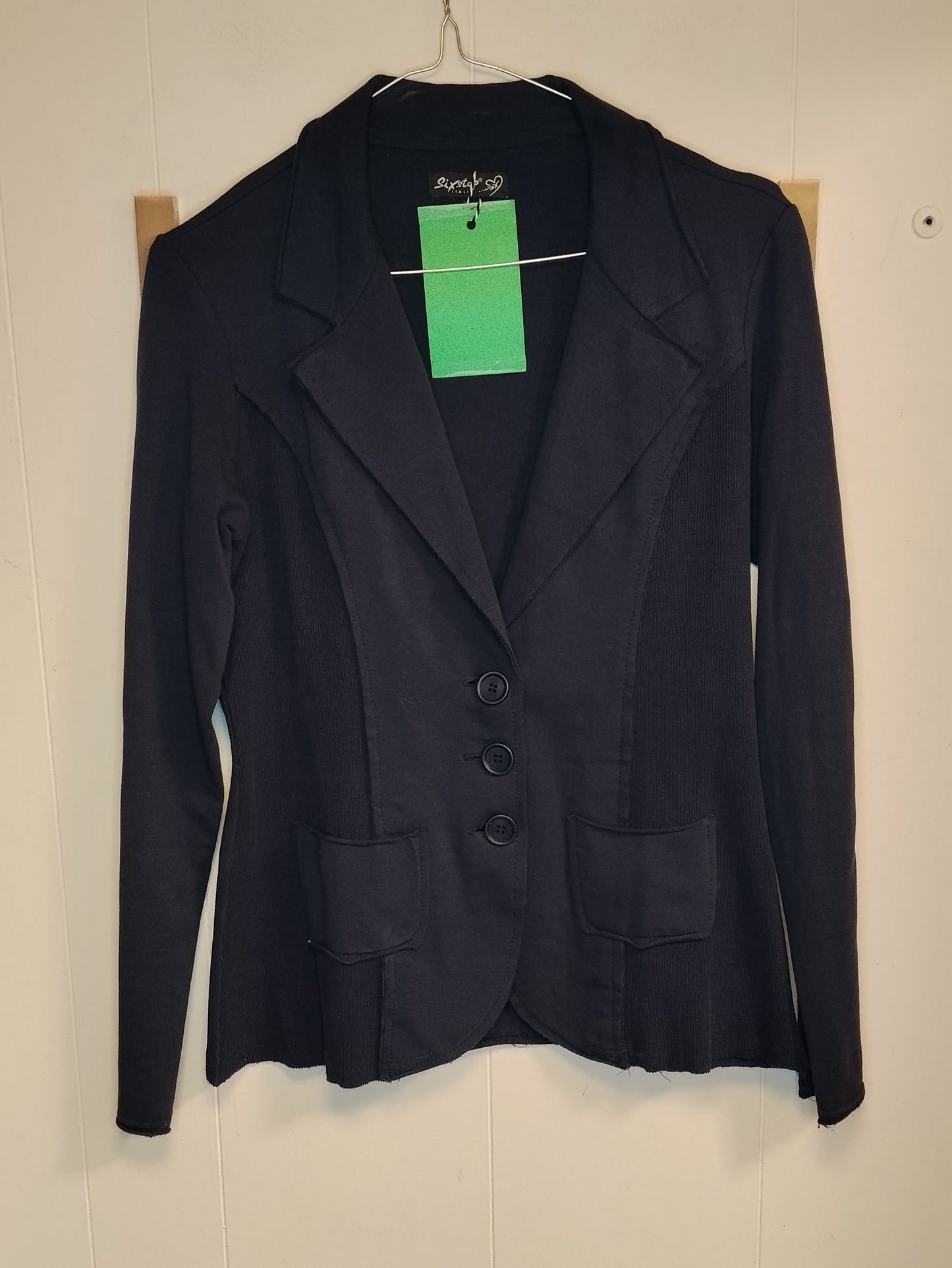 Blazer Donna Sixstop Nero Taglia M Giacca Casual Elegante