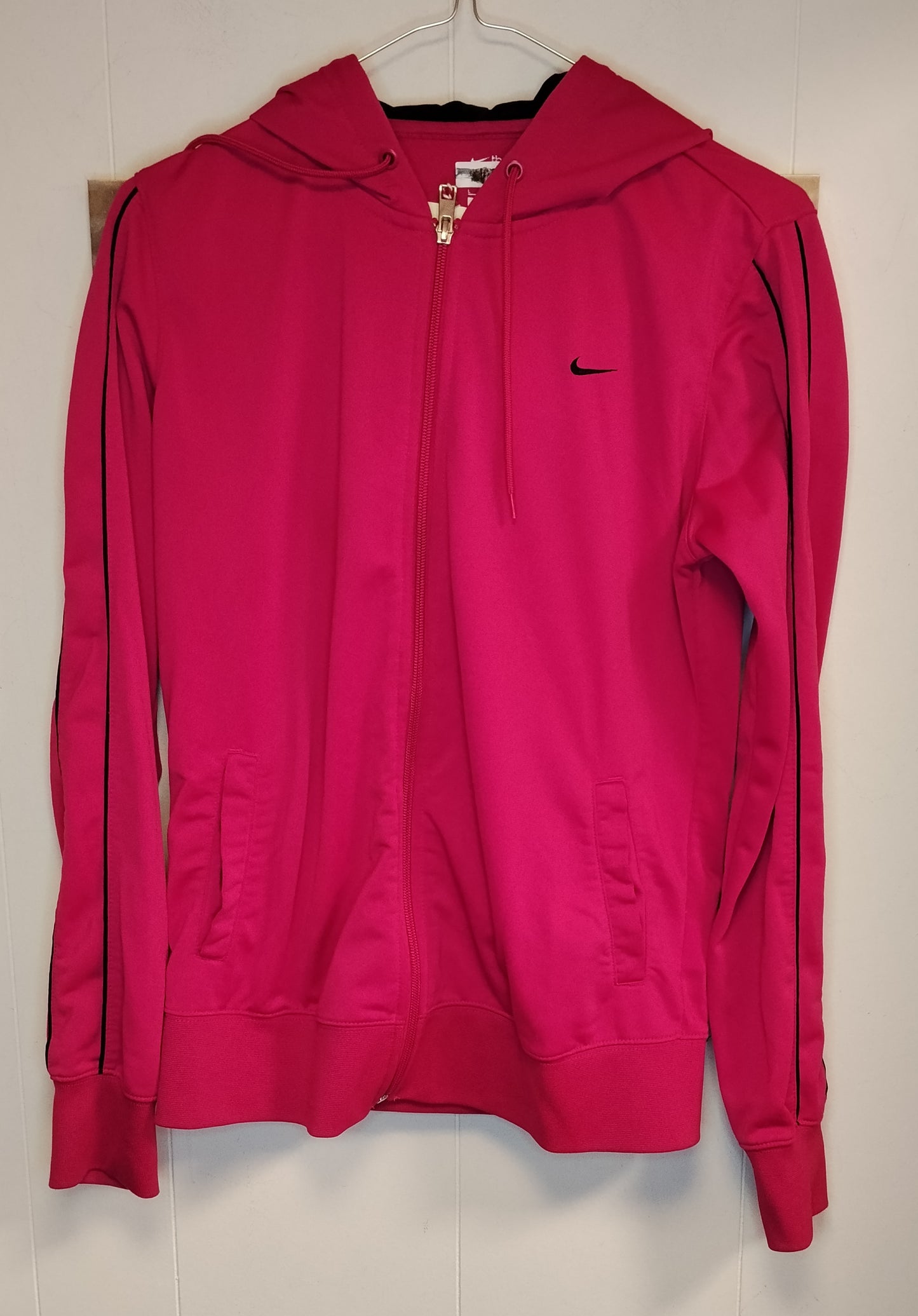 Felpa Donna Nike Rosa Zip Cappuccio Taglia L