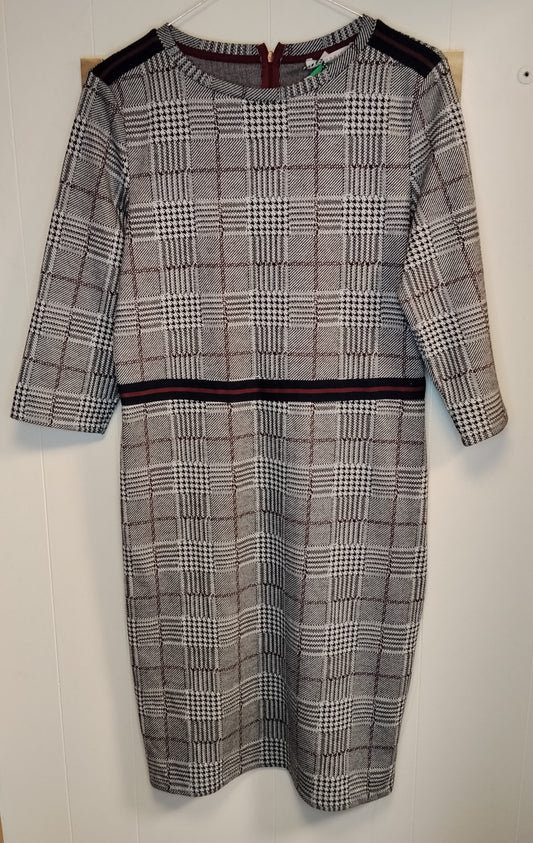 Vestito Donna Esprit Fantasia Principe di Galles Taglia L Tubino Elegante