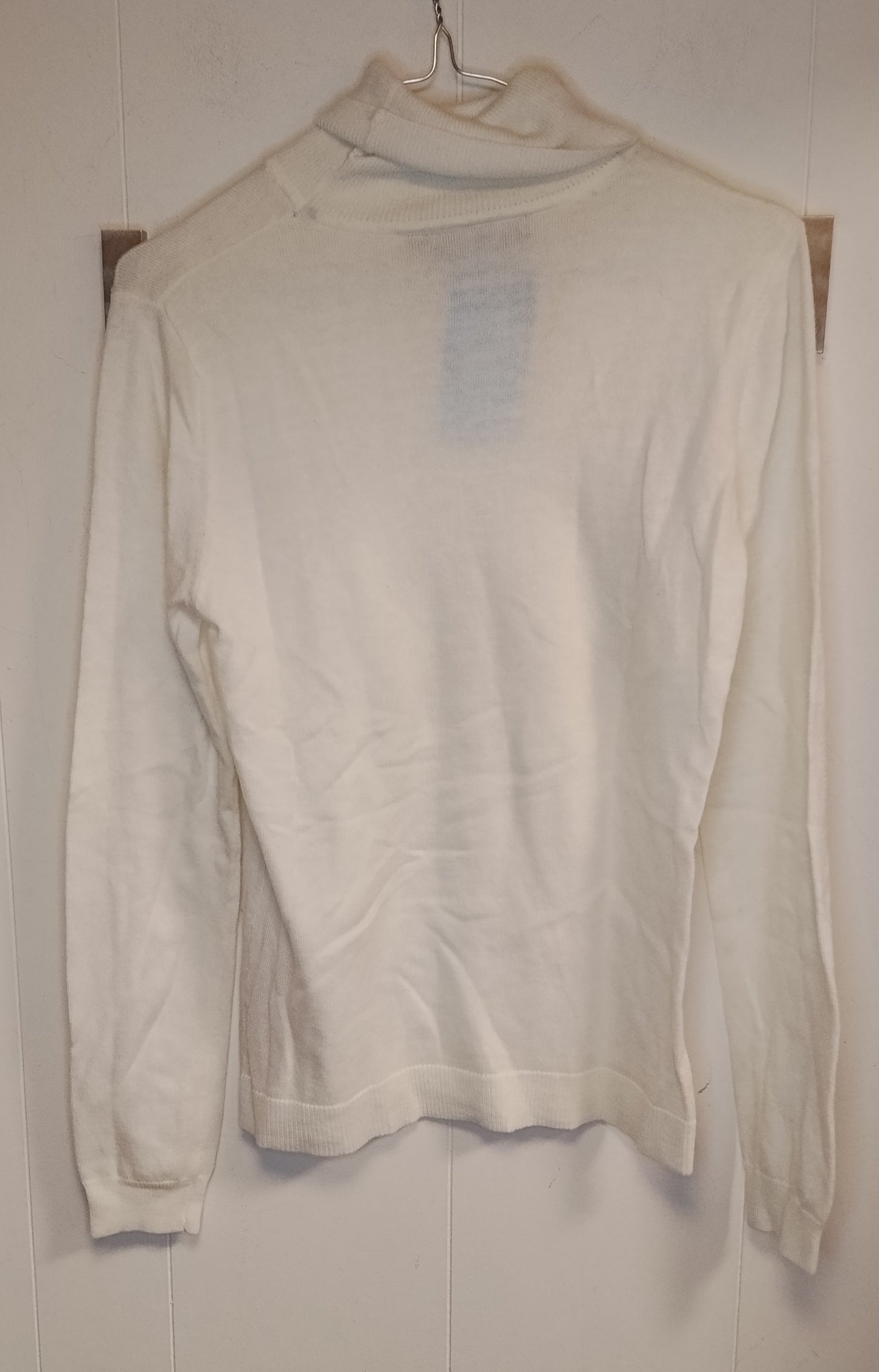 Maglione Donna Bianco Collo Alto Box Office Taglia M Basic Invernale