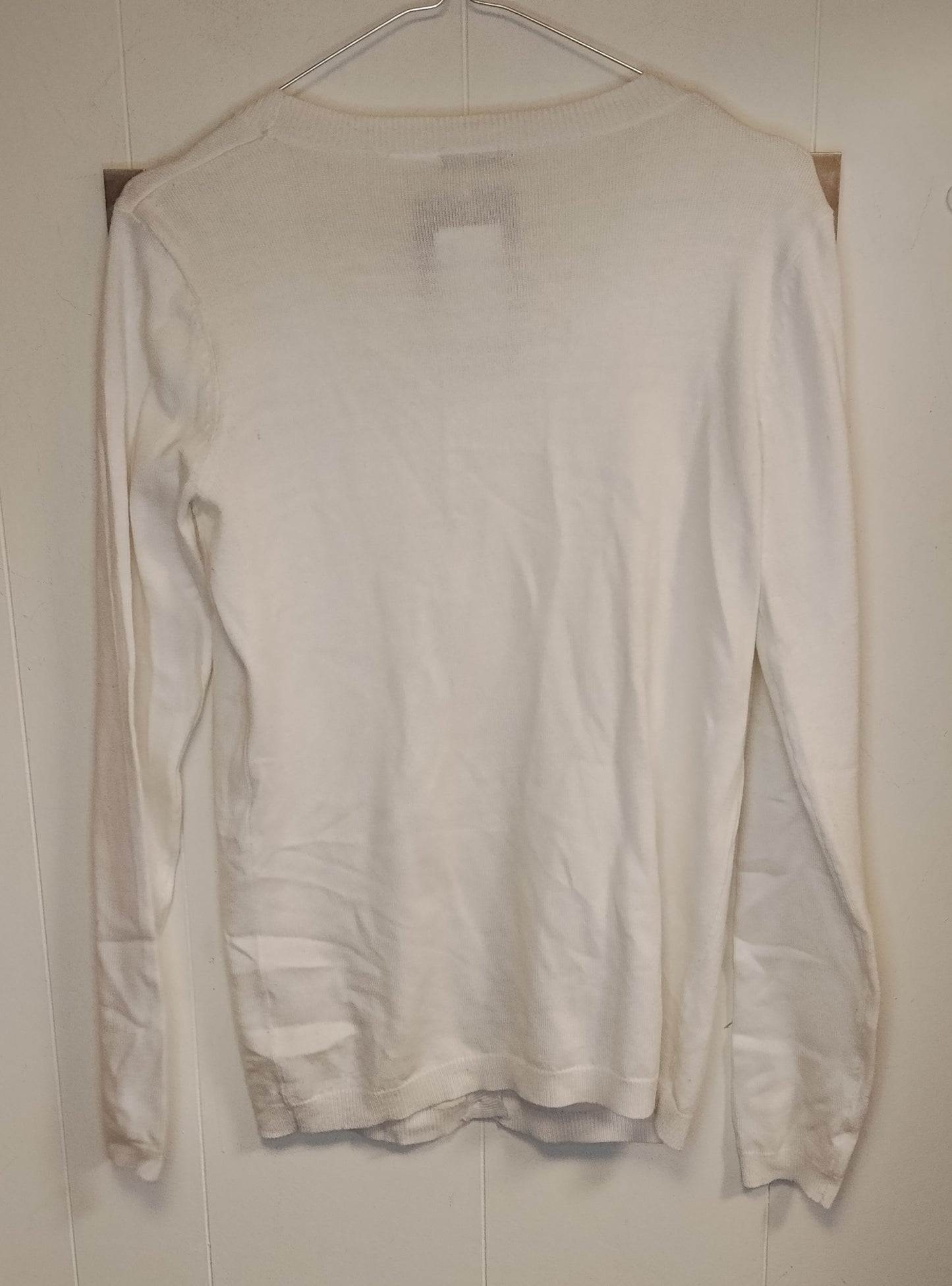 Cardigan La Redoute Bianco Donna Taglia M Maglia Leggera con Bottoni