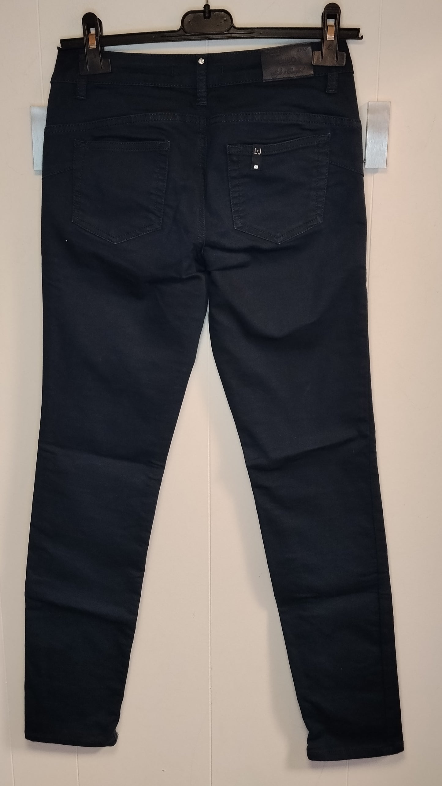 Pantaloni Donna Liu Jo Neri Slim Fit Taglia S Eleganti Elasticizzati