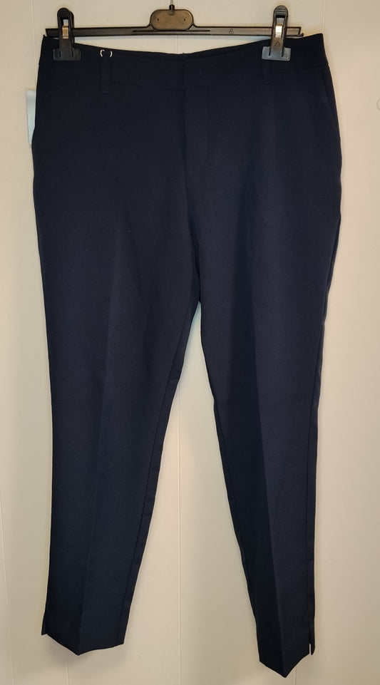 Pantaloni Donna Terranova Blu Eleganti Taglia M Slim Fit Ufficio Casual Ottime Condizioni