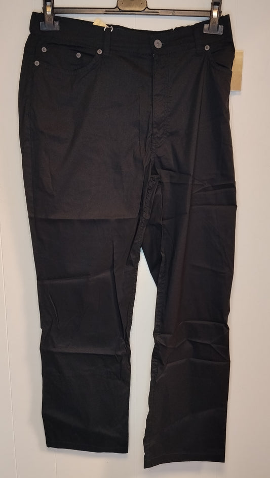 Pantaloni Donna Diusca Neri Taglia L Casual Classici Regular Fit Ottime Condizioni