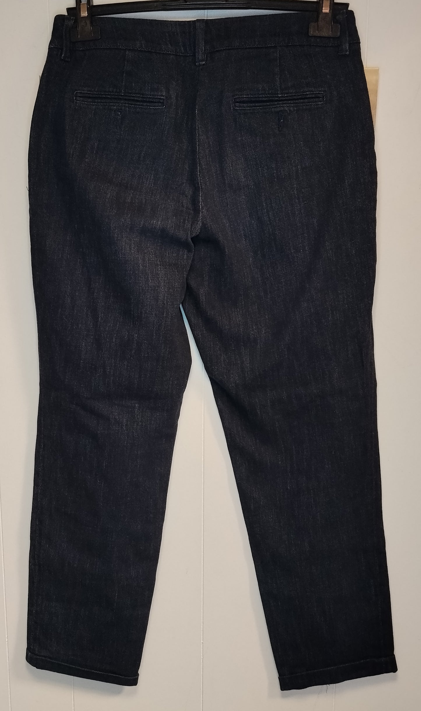 Pantaloni Donna Max Mara Denim Blu Scuro Taglia 42 Eleganti Casual Chic Regular Fit Ottime Condizioni