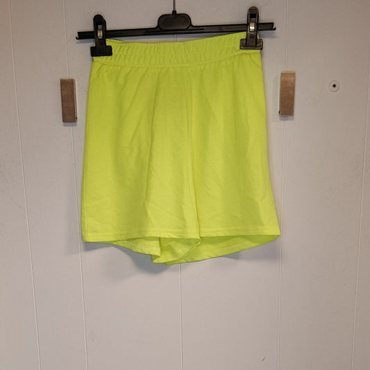 Shorts Donna Terranova Fluo Giallo Taglia S Nuovi con Cartellino Vita Alta Sport Casual Estate