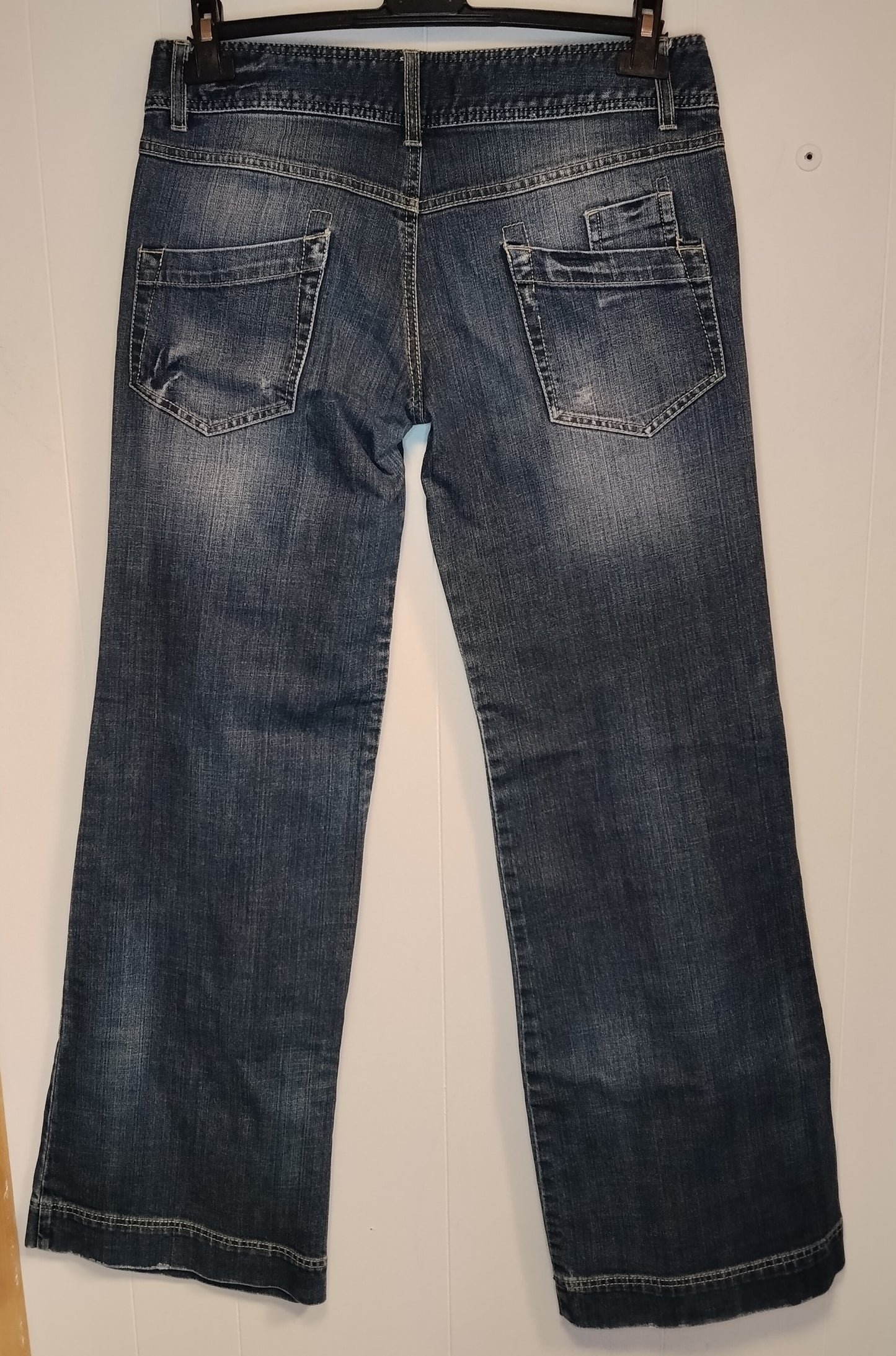 Jeans Donna TAF Denim Blu Taglia 44 Bootcut Zampa d’Elefante Casual Vintage Stretch Ottime Condizioni