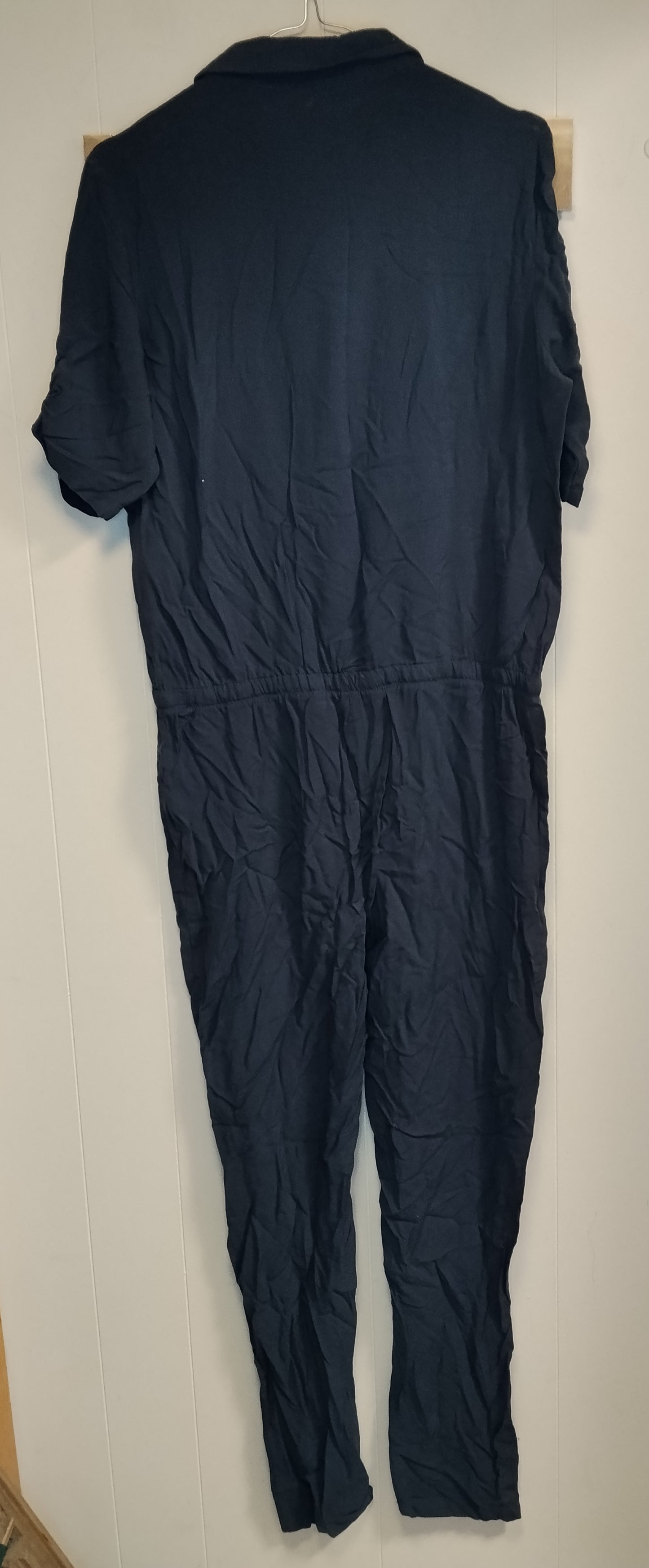 Tuta Intera Donna Jacqueline de Yong Blu Taglia 42 Jumpsuit Elegante Casual