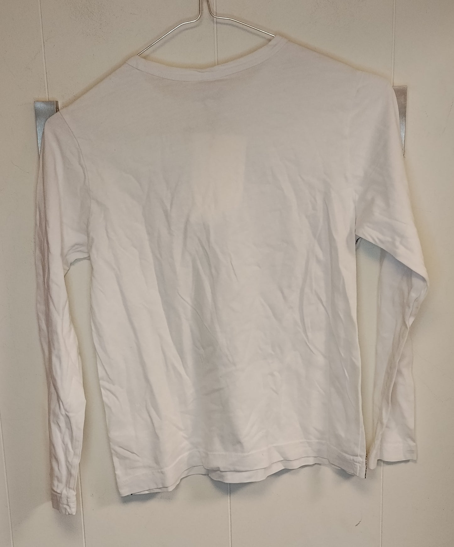 Maglia Bambino Esprit 10-11 Anni Bianca Stampa Rock Life Manica Lunga