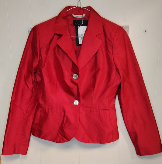Completo Donna Rosso Elegante 2 Pezzi Giacca + Pantalone Taglia 42 Tandberg