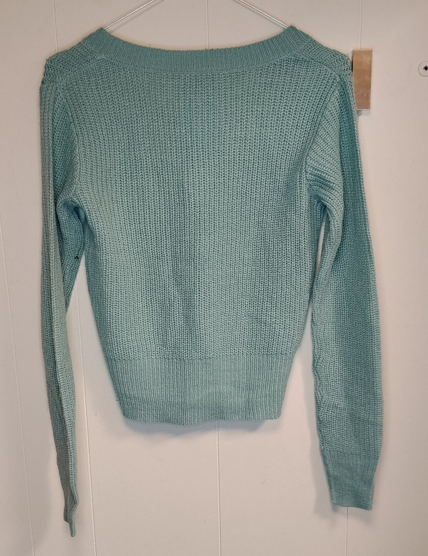 Maglione Donna Verde Acqua Scollo V Terranova Taglia S Casual