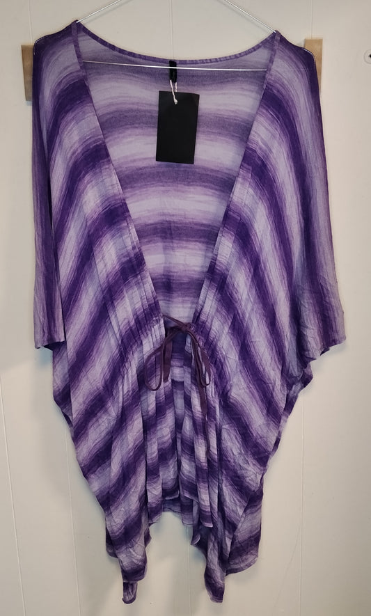Copricostume Benetton Viola S/M Kimono Mare Leggero