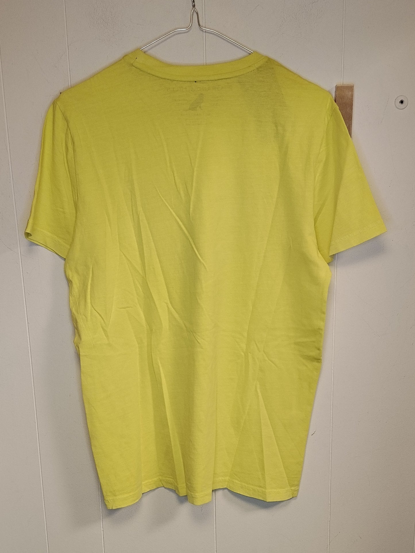 T-shirt Uomo Grand & Hills Gialla con Stampa Logo Taglia S Casual Estiva