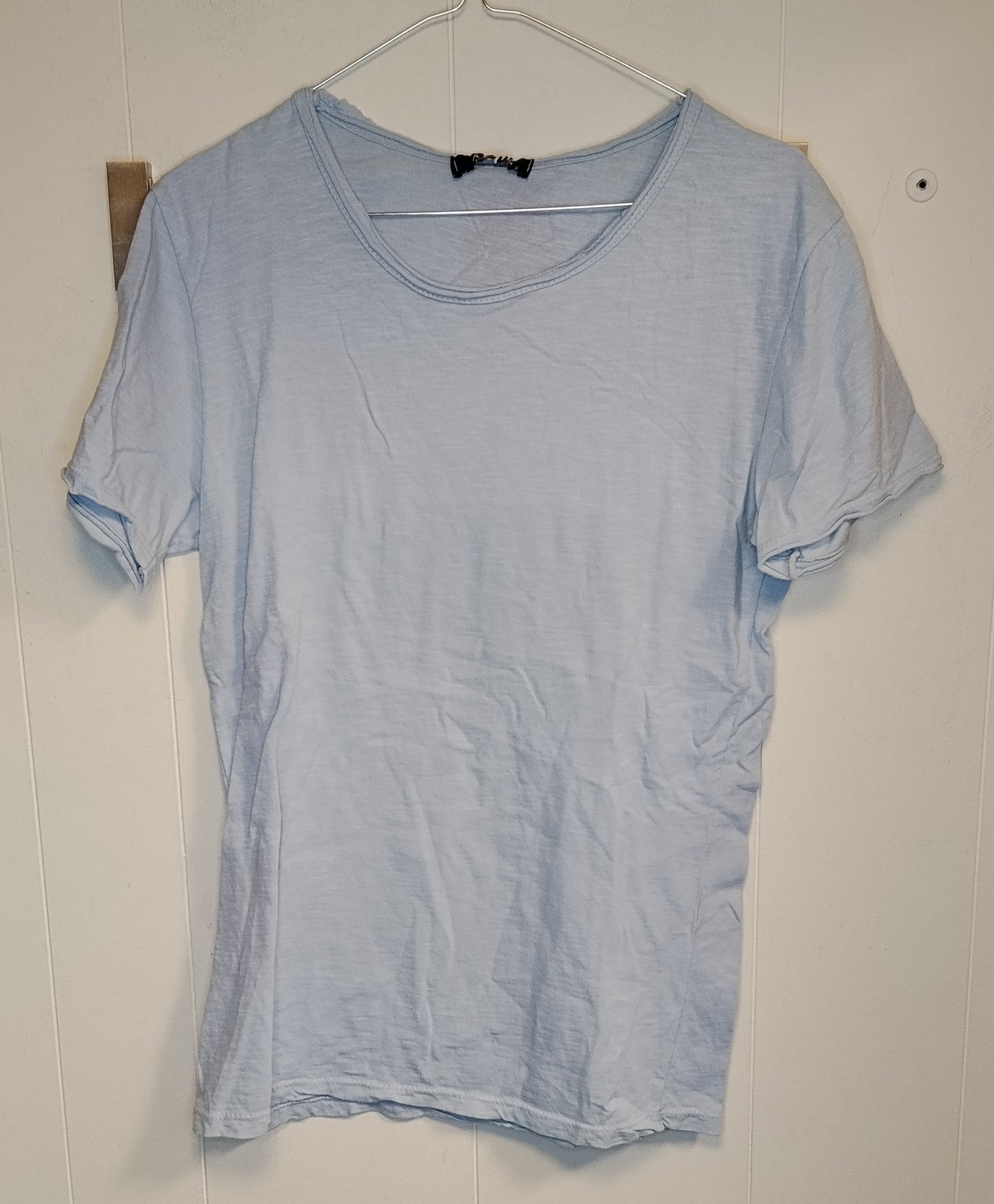 T-shirt Adon Donna Taglia S Azzurra Girocollo Casual Basic Estiva