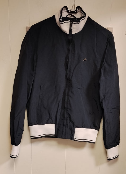 Giacca Uomo Matt Davis Taglia M Blu Bomber Leggero Zip Casual