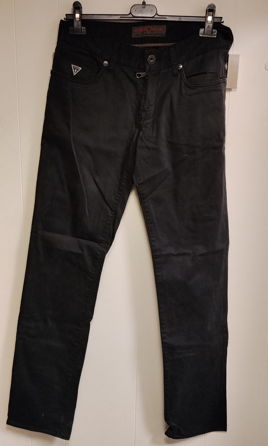 Jeans Donna Guess Taglia 44 Nero Slim Fit Casual Denim