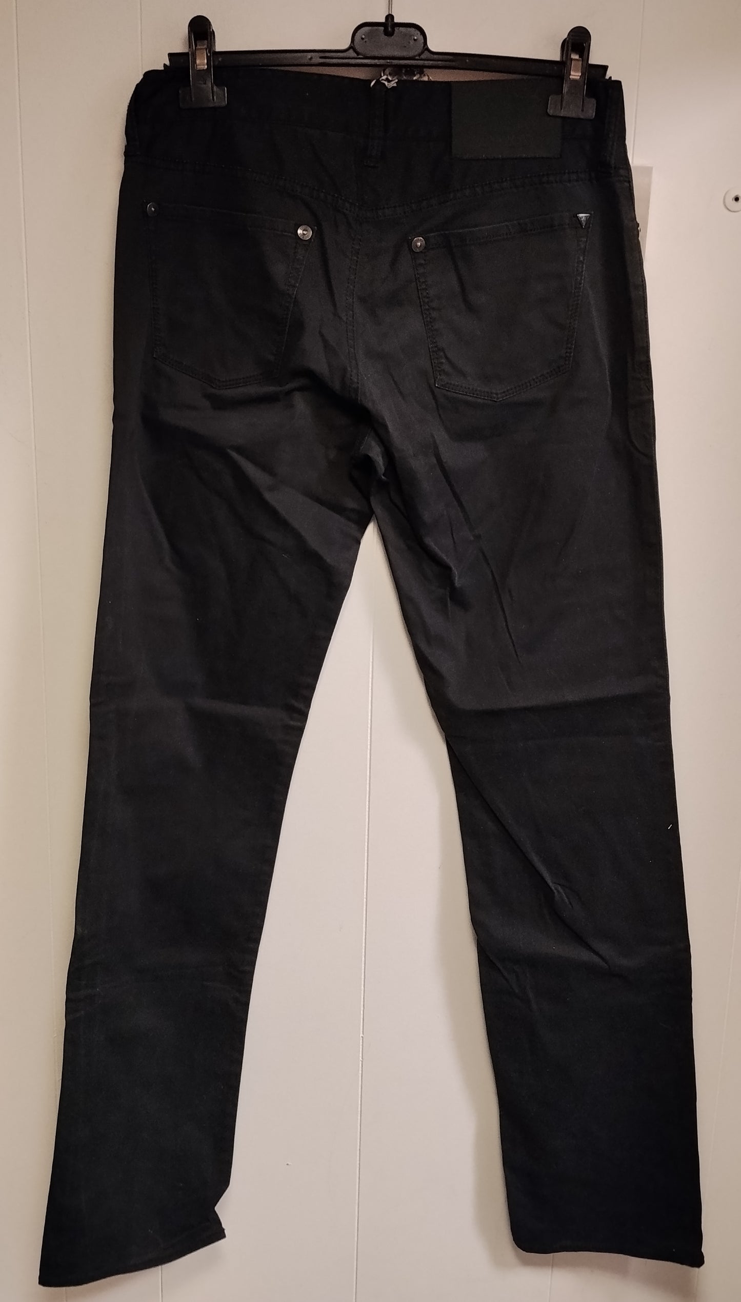 Jeans Donna Guess Taglia 44 Nero Slim Fit Casual Denim