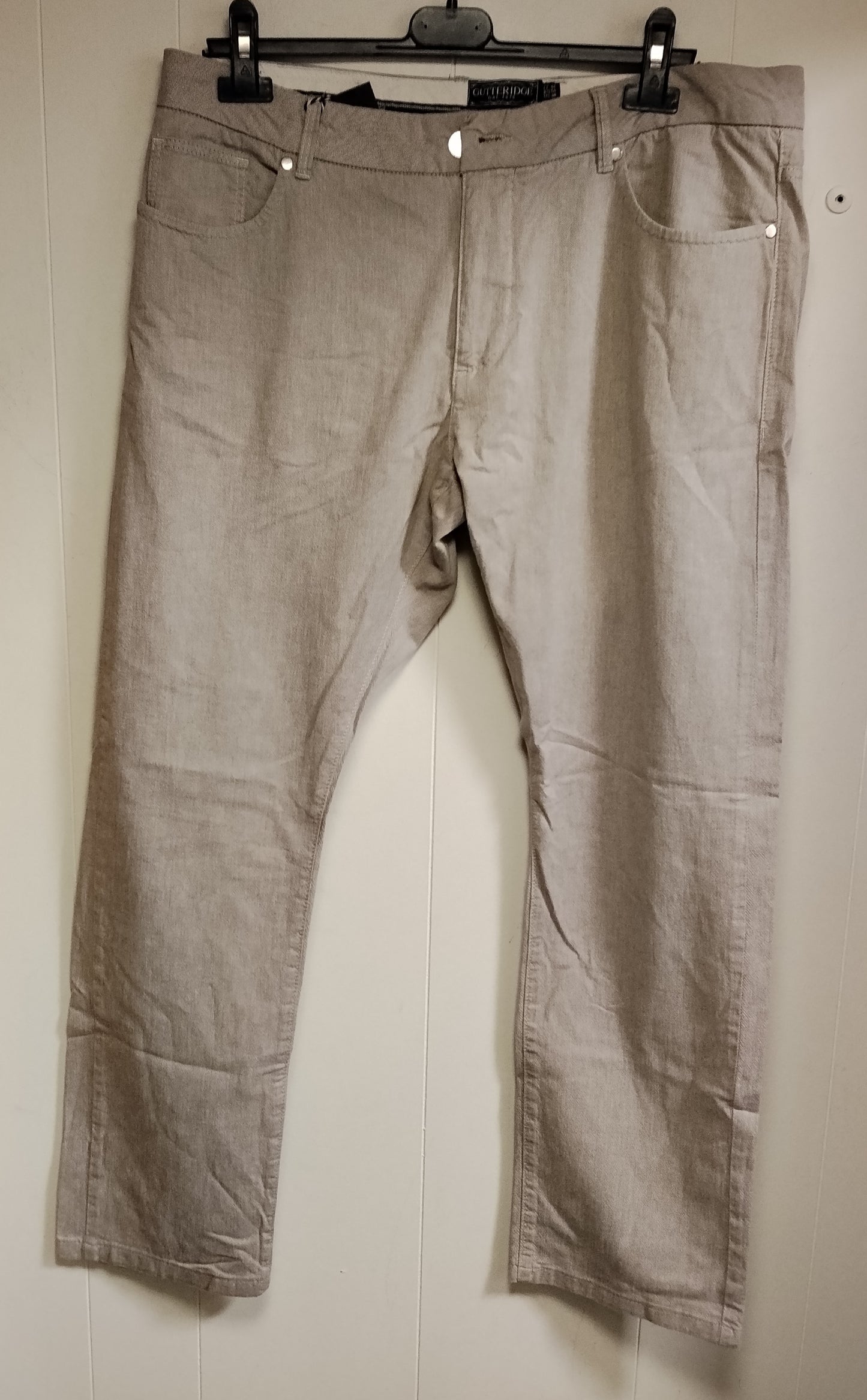 Pantalone Uomo Gutteridge Taglia 54 Beige Cotone Casual Elegante