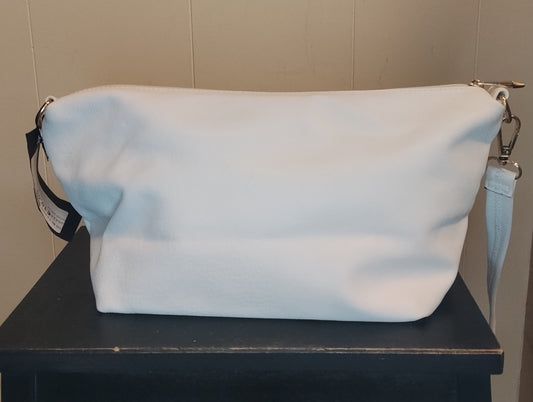 Borsa Donna Bianca Minimal con Tracolla Stile Elegante