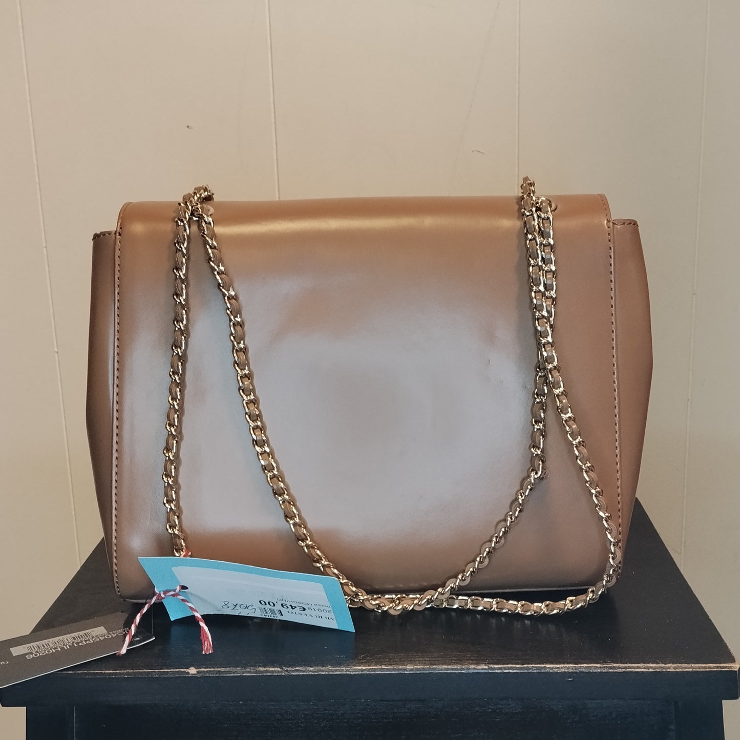 Borsa Donna Moschino Beige Elegante con Catena Nuova con Cartellino
