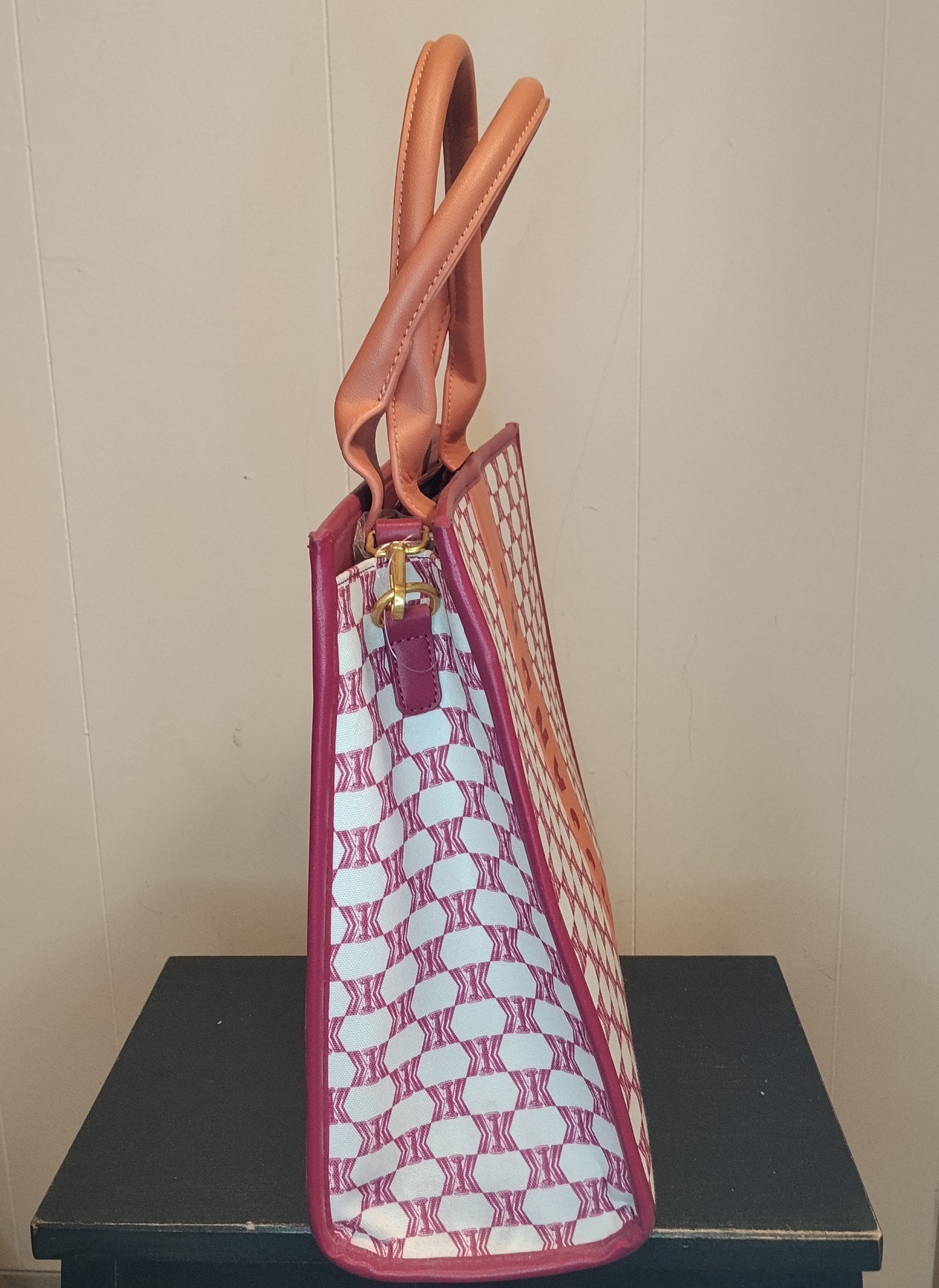 Borsa Donna Kassandre Rosa Fantasia Logo Nuova con Cartellino