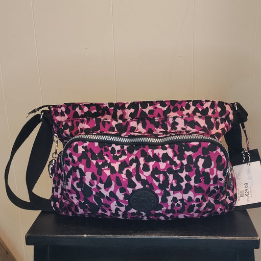 Borsa Tracolla Donna Kipling Fantasia Rosa Animalier Multi Tasche