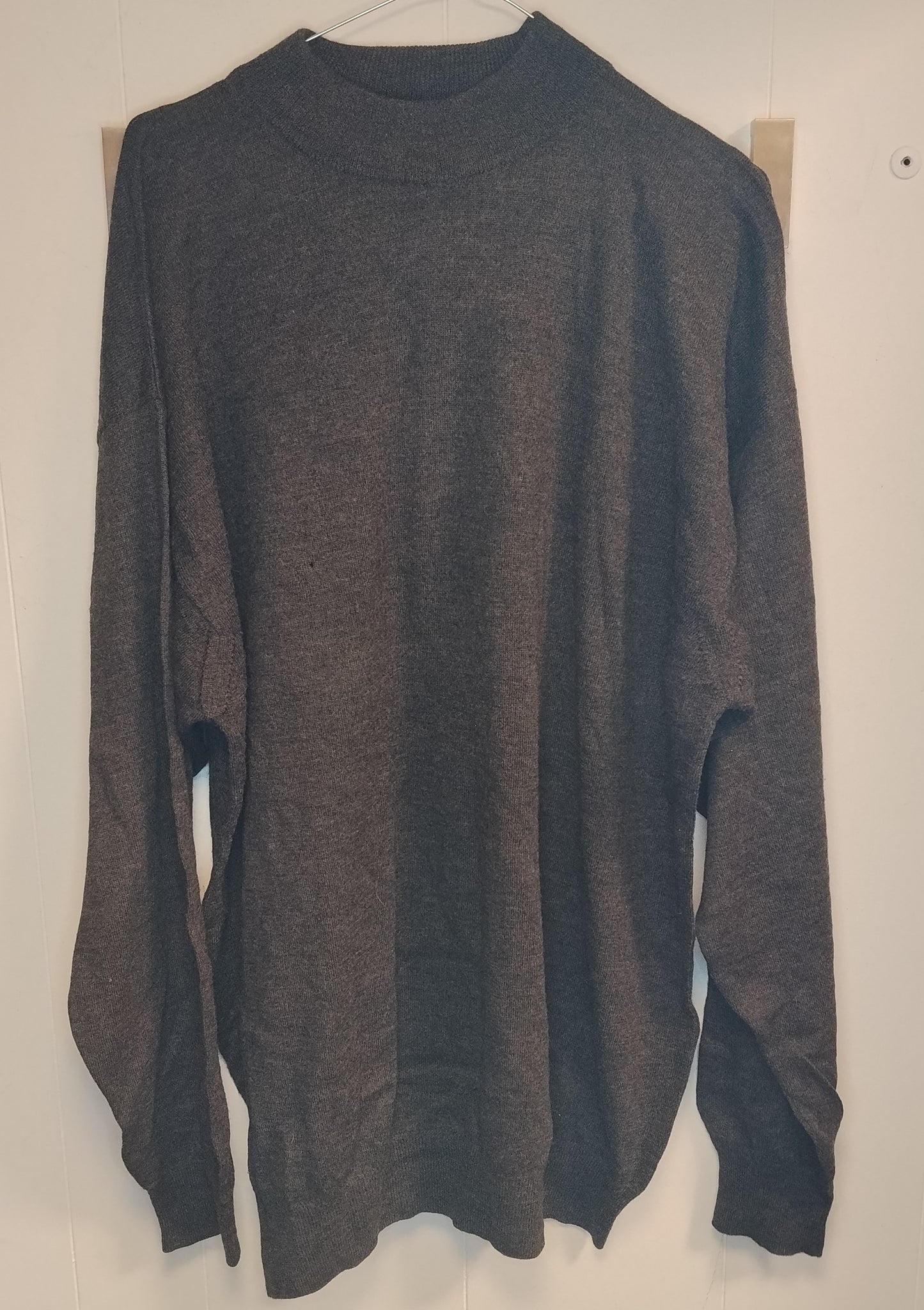 Maglione Bachrach Uomo Taglia XL Grigio Collo Alto Lightweight Elegante