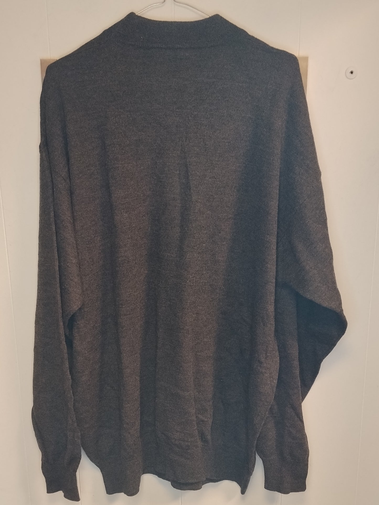 Maglione Bachrach Uomo Taglia XL Grigio Collo Alto Lightweight Elegante