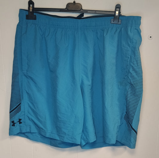 Pantaloncini Sportivi Under Armour Uomo Taglia XXL Azzurri Training Fitness