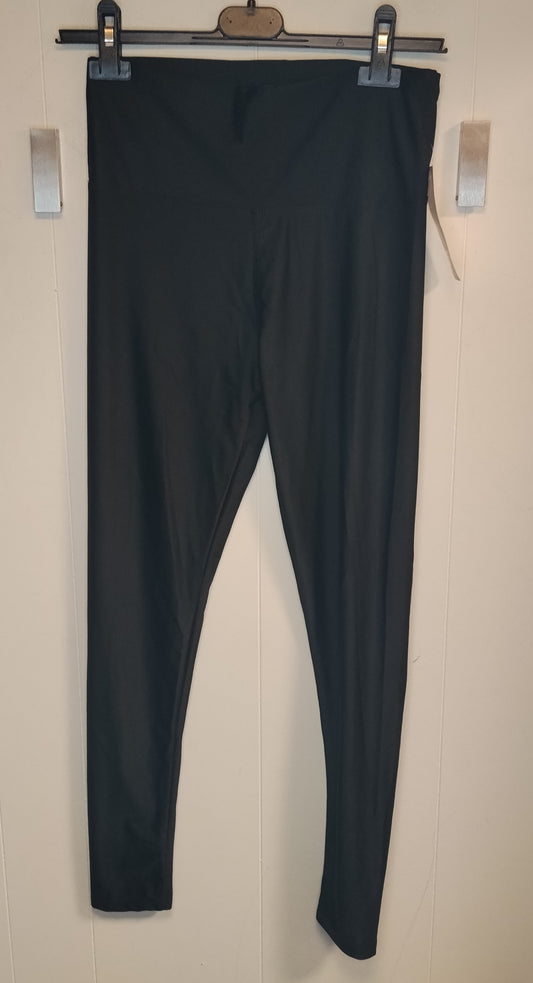 Leggings Donna Gondola Blu Taglia L XL Neri Elasticizzati Nuovi con Cartellino