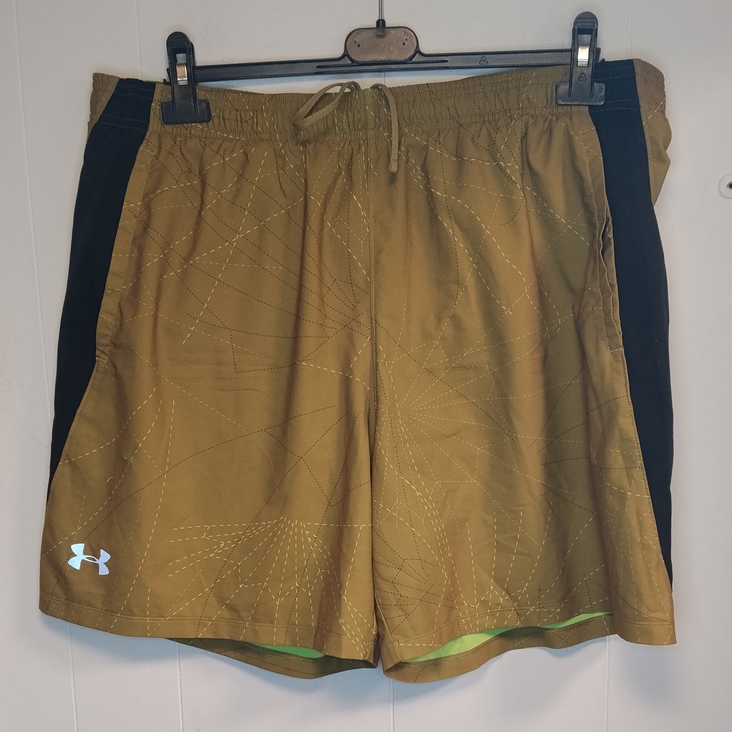 Pantaloncini Sportivi Uomo Under Armour XXL Marroni Running Training