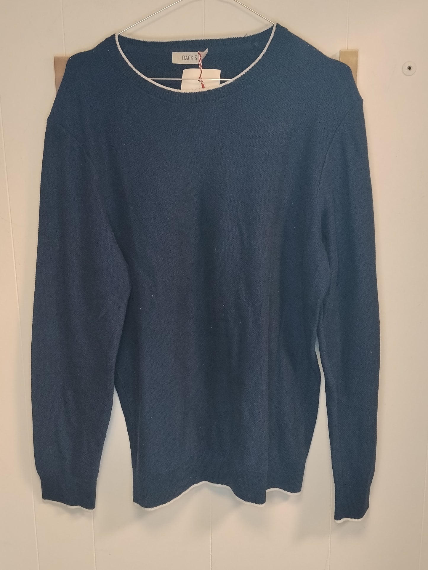 Maglione Uomo Dack's Blu Navy Taglia XL Girocollo
