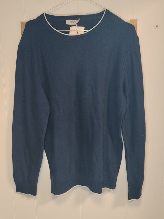 Maglione Uomo Dack's Blu Navy Taglia XL Girocollo