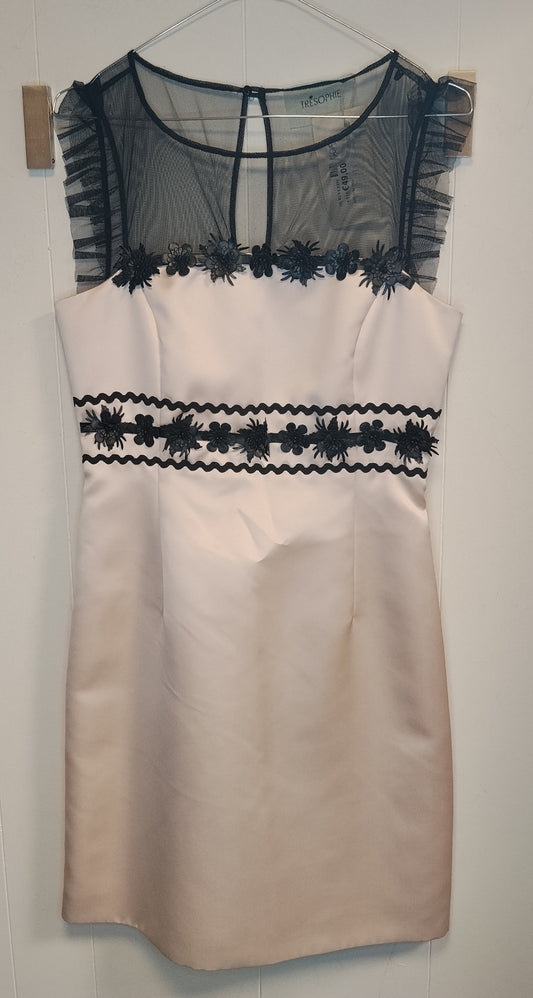 Abito Elegante Donna Tresophie Rosa Cipria Nero Taglia M