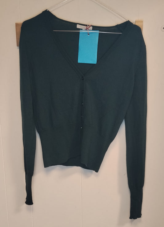 Cardigan Donna Patrizia Pepe Nero Taglia S Scollo V