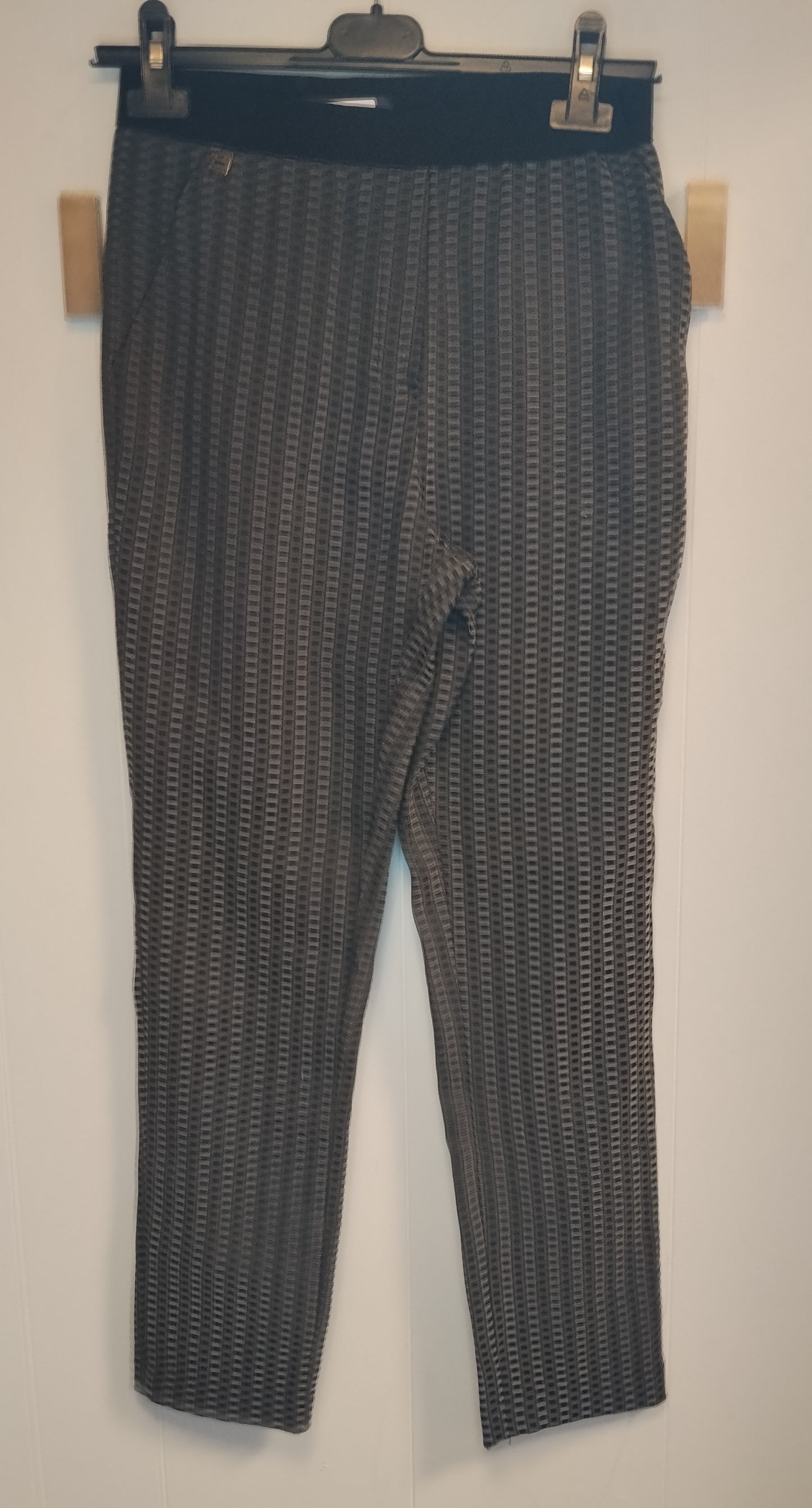Pantaloni Donna Manila Grace Fantasia Geometrica Taglia 40