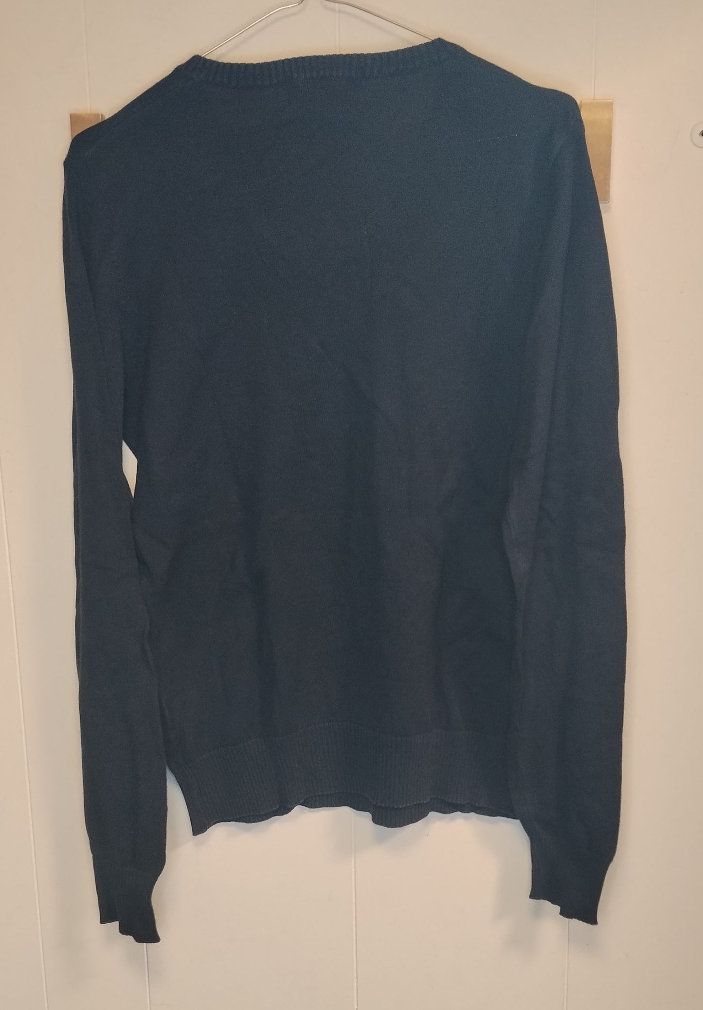 Maglione Uomo Pull & Bear Nero Scollo V Taglia M