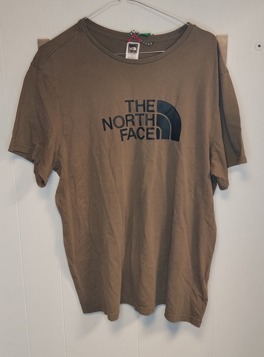 T-Shirt Uomo The North Face Marrone Logo Frontale Taglia L