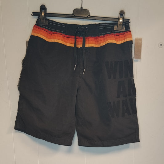 Costume Bermuda Uomo Optsaf Nero Fascia Multicolor Taglia S