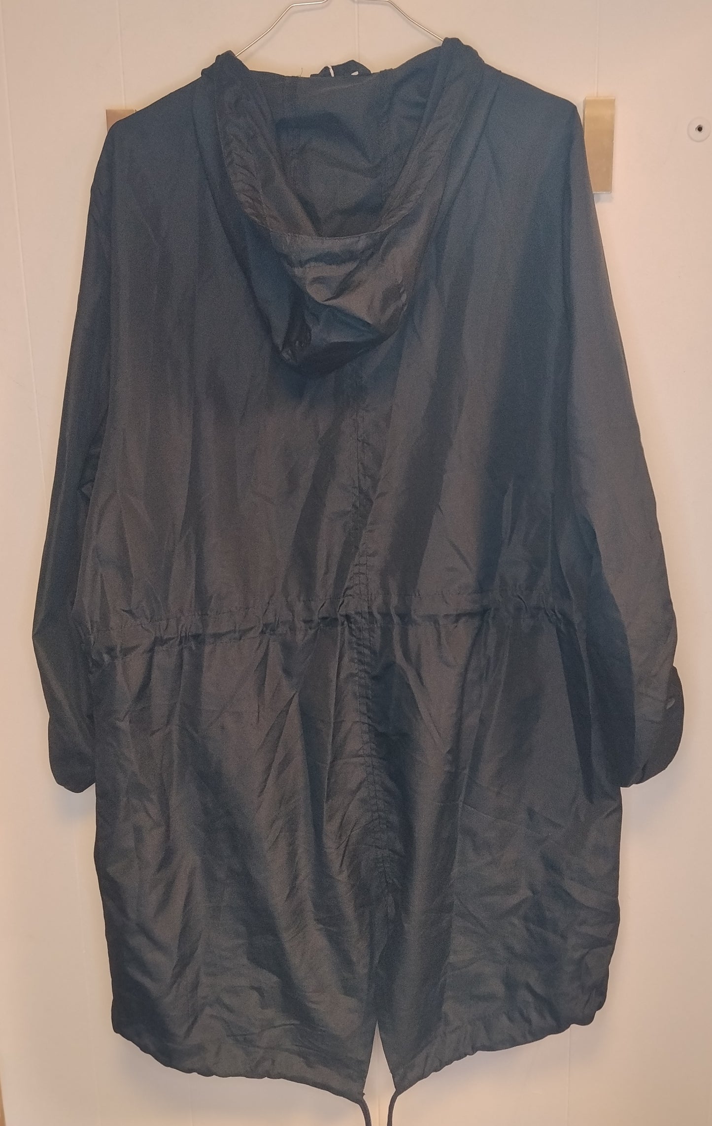 Parka Donna Piazza Italia Nero Leggero con Cappuccio Taglia XL