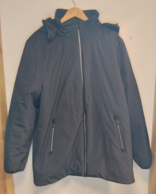 Giacca Uomo Yes Zee Nera con Cappuccio Taglia 3XL