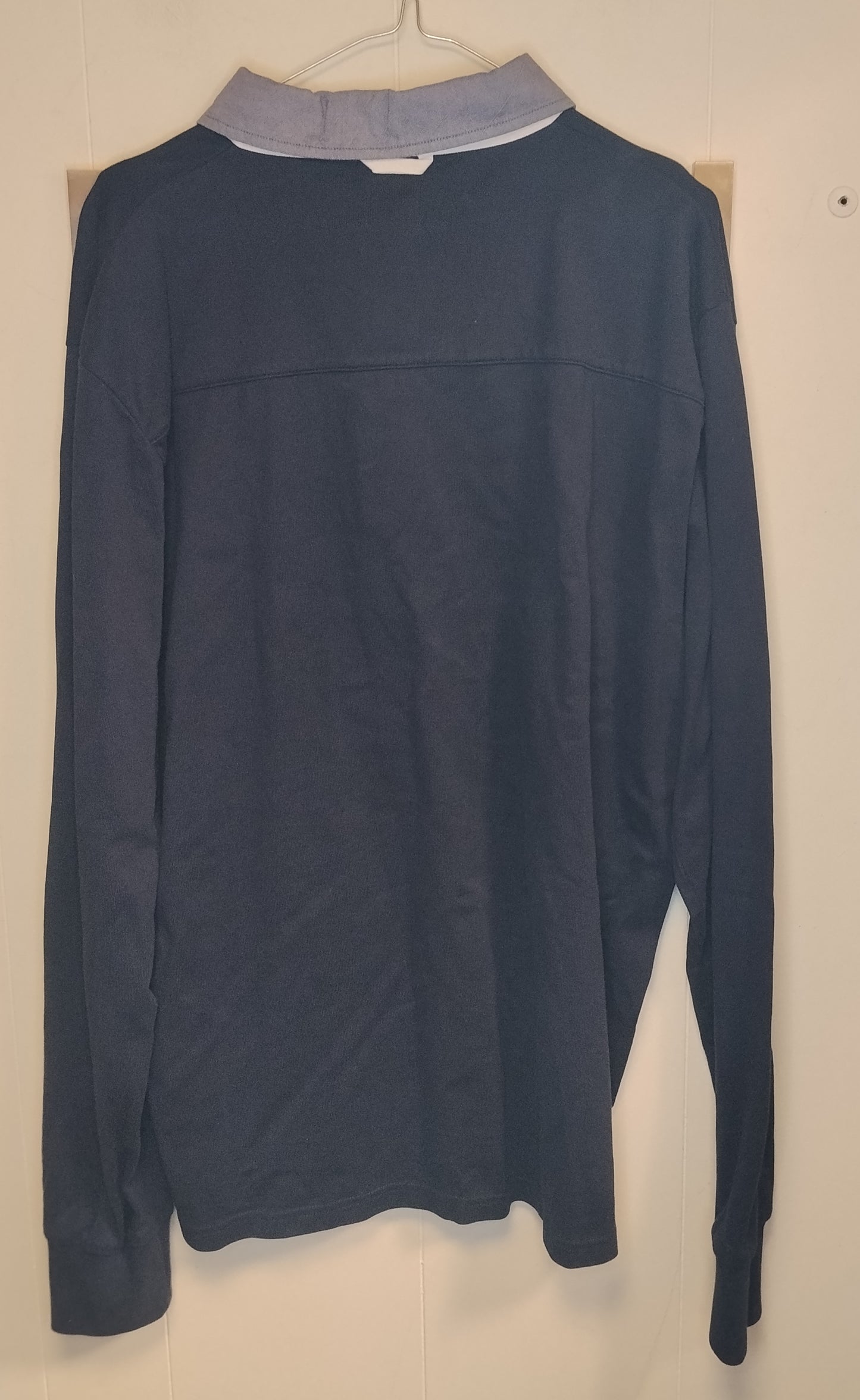 Polo Uomo Gant Blu Manica Lunga Taglia XXL