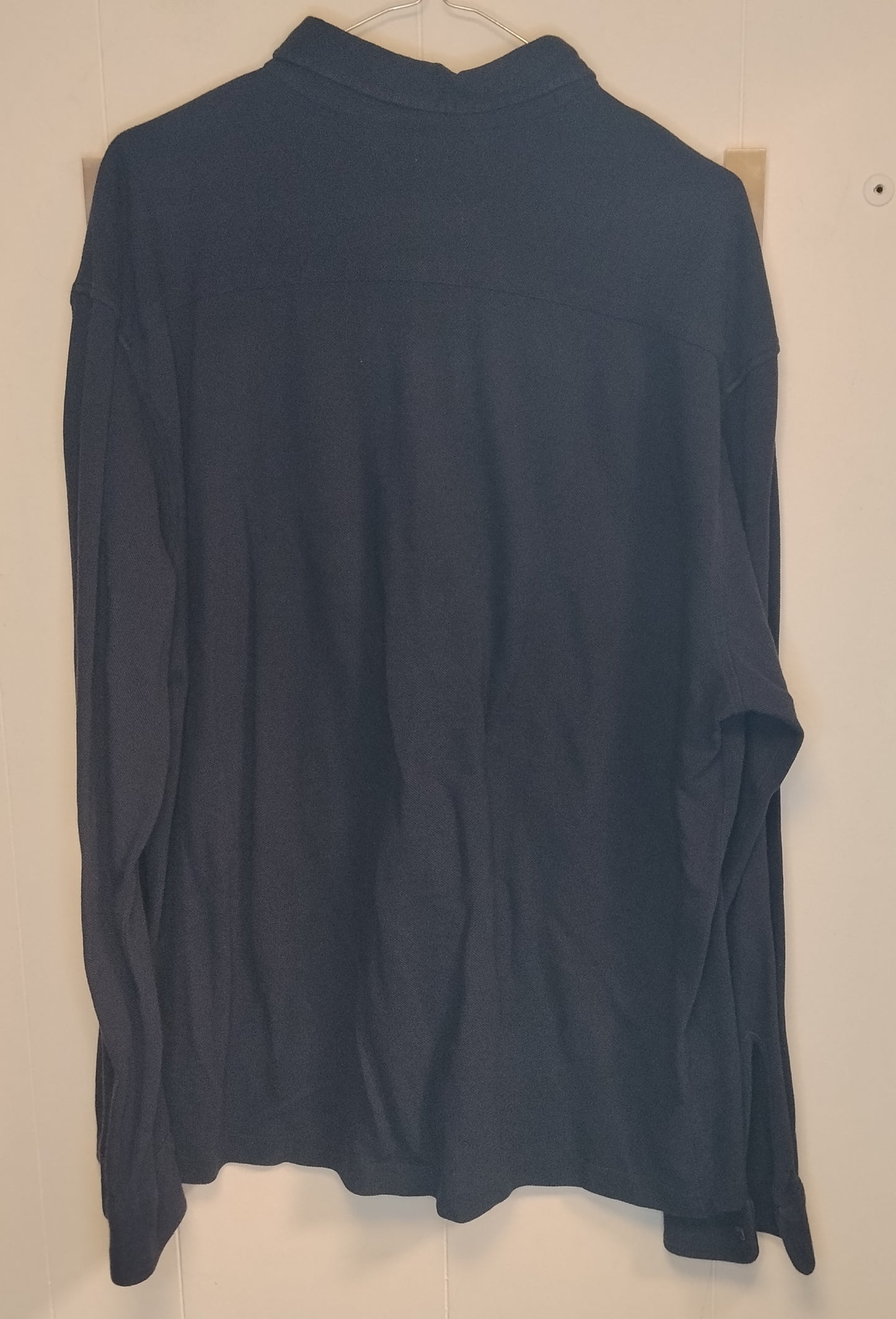Camicia Uomo Lacoste Blu Navy Manica Lunga Taglia L con Taschino