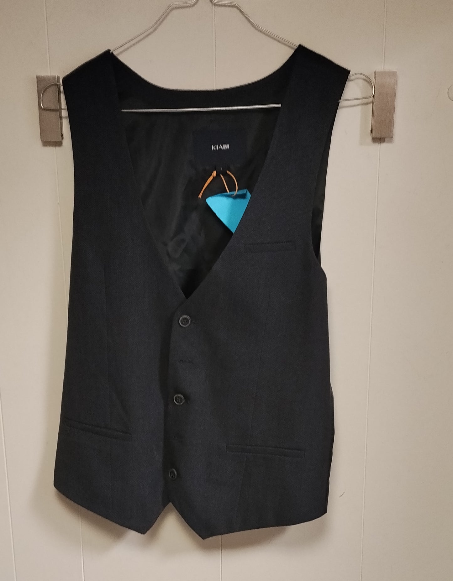 Gilet Uomo Kiabi Taglia S Nero Elegante Classico Casual