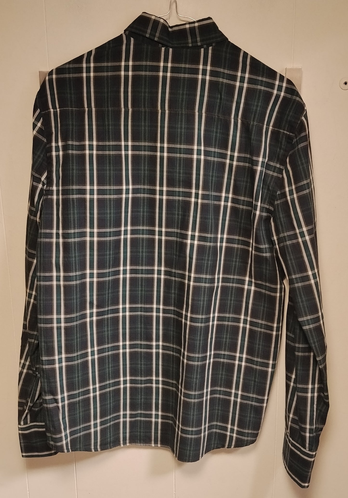 Camicia Uomo Hart & Bros Taglia M Quadri Blu Verde Slim Casual