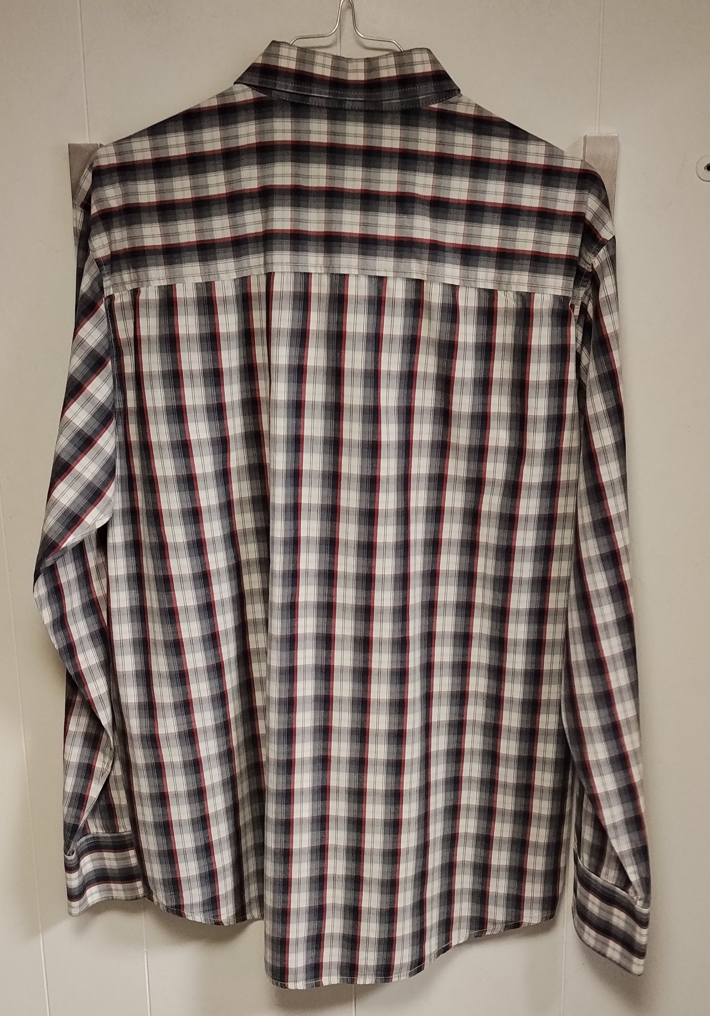 Camicia Uomo Levi's Taglia M Quadri Blu Rosso Casual Vintage