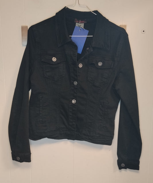 Giacca Donna Les Plaisirs Taglia 42 Nera in Denim