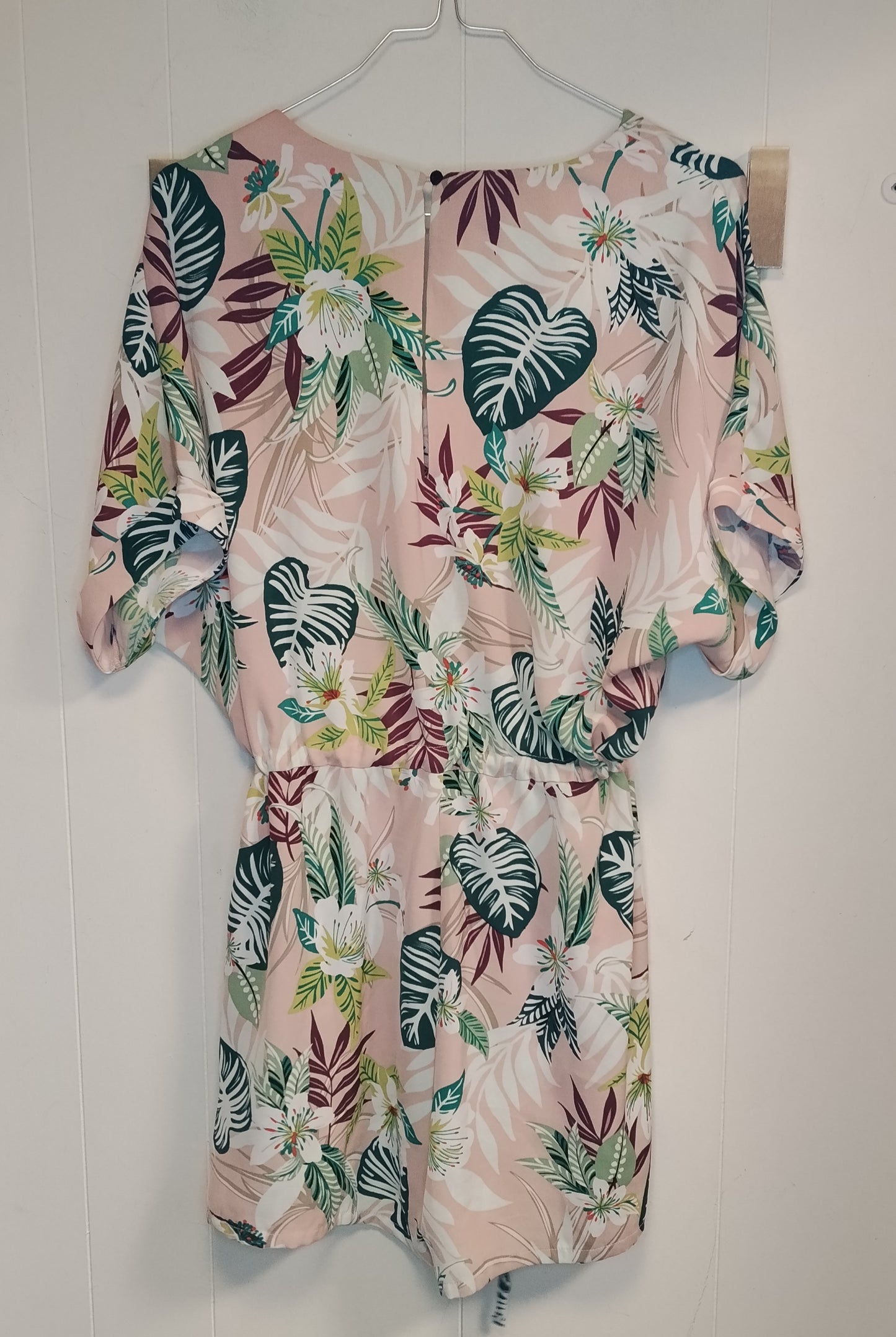 Abito Donna Only Taglia 40 Fantasia Tropicale