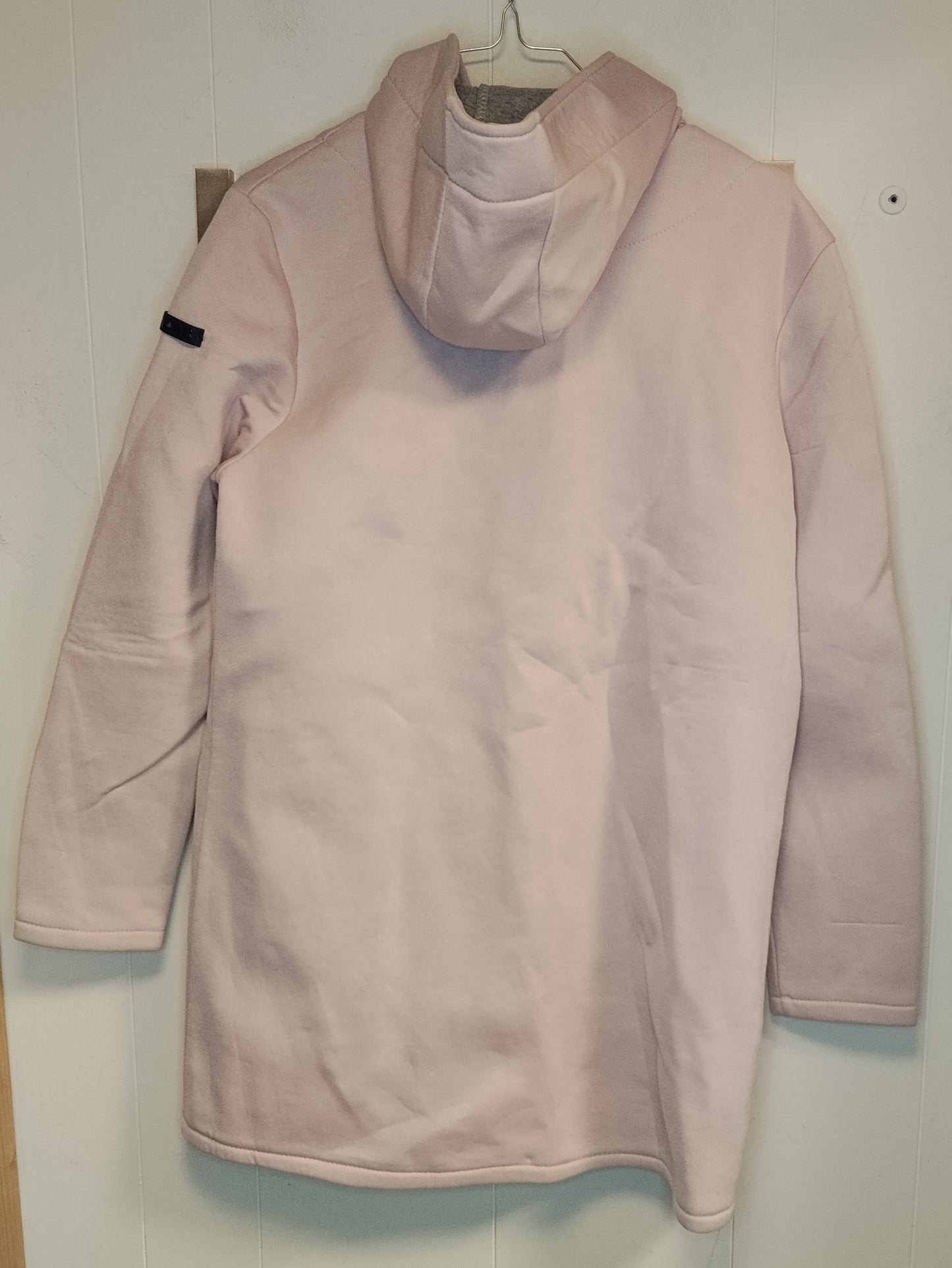 Cappotto Donna BN48 Taglia M Rosa Chiaro con Cappuccio