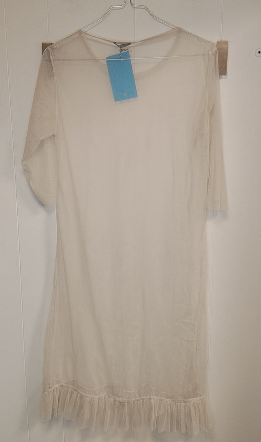 Abito Donna Pittarello Taglia M Beige in Tulle